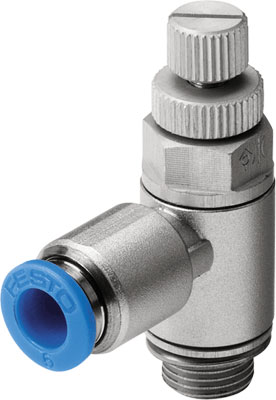 Festo GRLA-3/8-NPT-QS-1/2-U One-way flow control valve Turkey