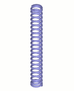 Gutekunst D-173CJ Compression spring DF=1 DE=6,7 P=2,68 LL=50,6 Turkey