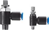 Festo GRLA-E-1/8-QS-4 One-way flow control valve