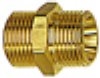 Riegler 25201 Double nipple G1/4a/G1/4 in brass