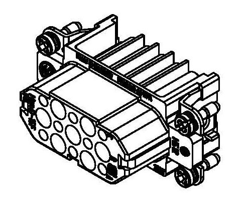 Harting 09210153101 Female insert - Han 15D-F-c Turkiye