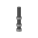 DE-STA-CO 207943 Hex-Head Stainless Steel Spindle - Clamp Accessories Turkiye