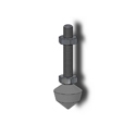 DE-STA-CO 210208 Cone-Tip Bonded Neoprene Spindle - Clamp Accessories Turkiye