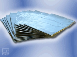 HBM 1-ABM75 Aluminum foil for for DMS applications, 11 sheets 205 x 100mm