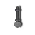 DE-STA-CO 220208 Cone-Tip Bonded Neoprene Spindle - Clamp Accessories