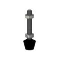 DE-STA-CO 424208 Flat-Tip Bonded Neoprene Spindle - Clamp Accessories